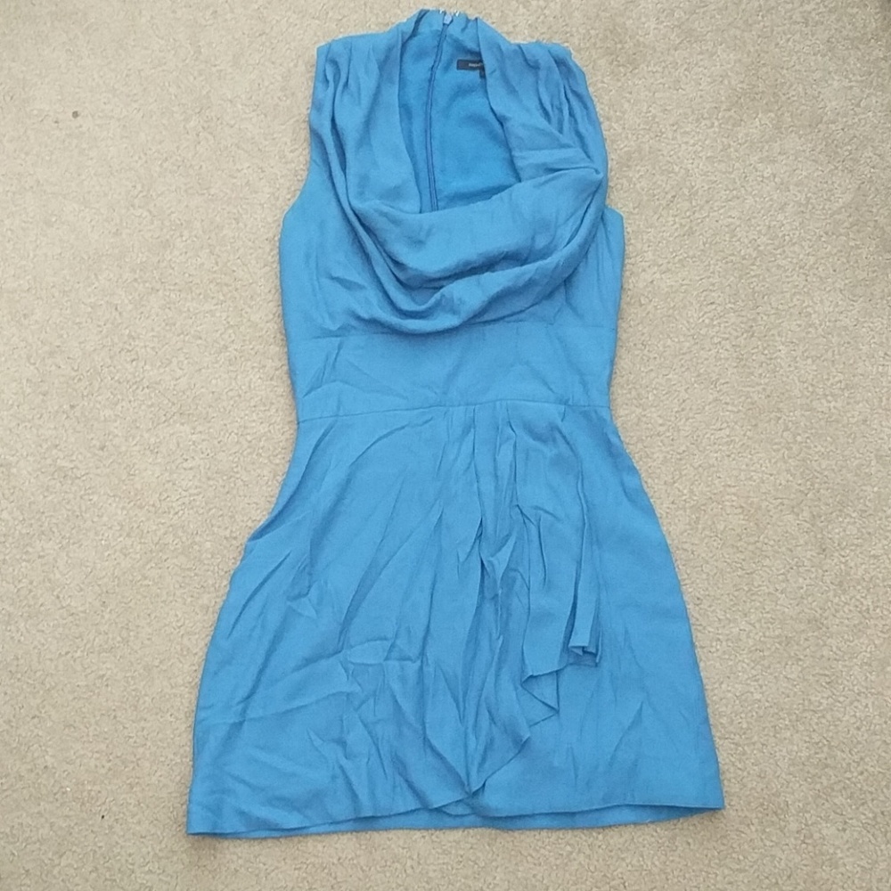 French Connection Blue Short Dress 2 S Sleeveless